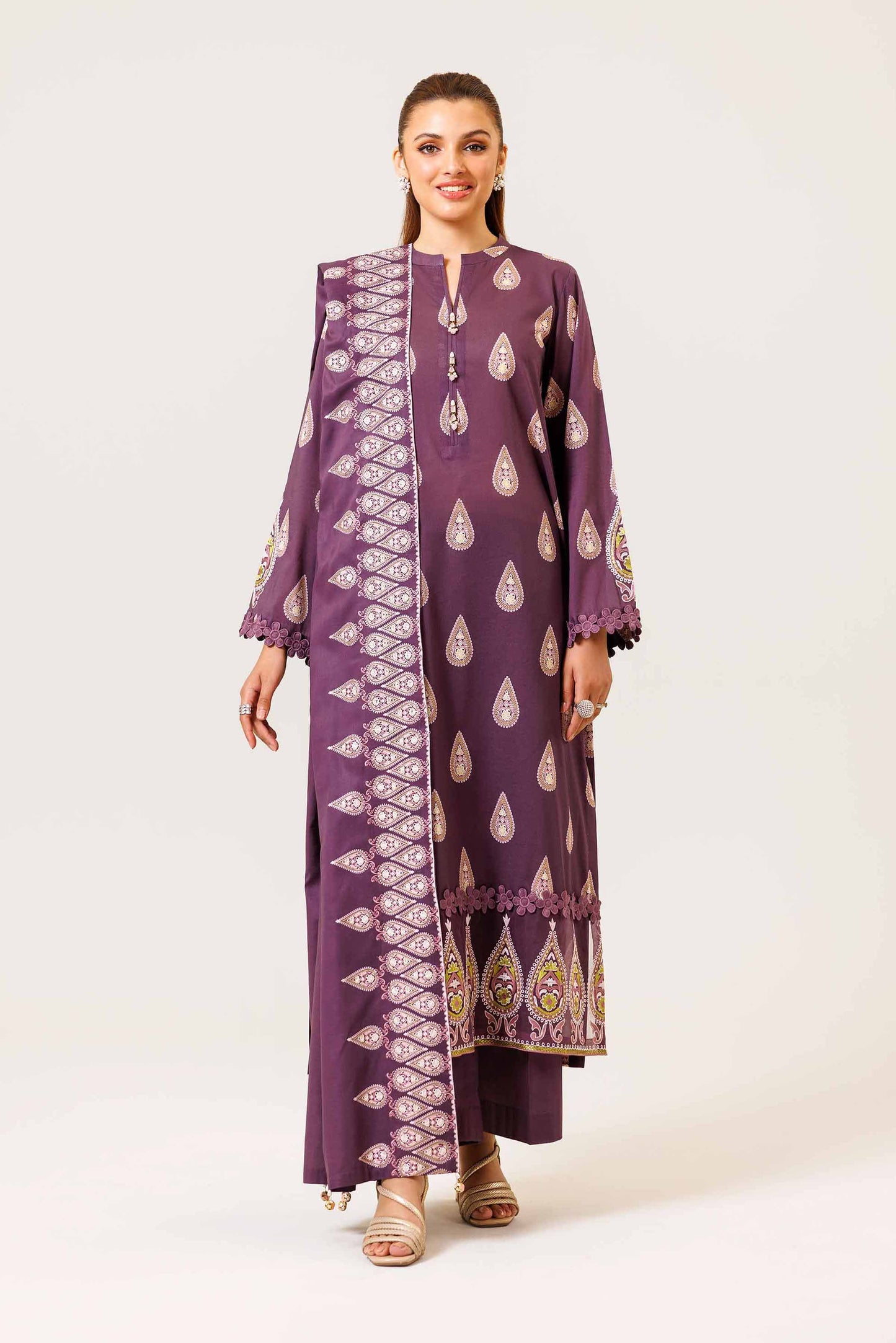 Nishat | Cross Season Edit | 42401986-1 XS Plum Lawn
