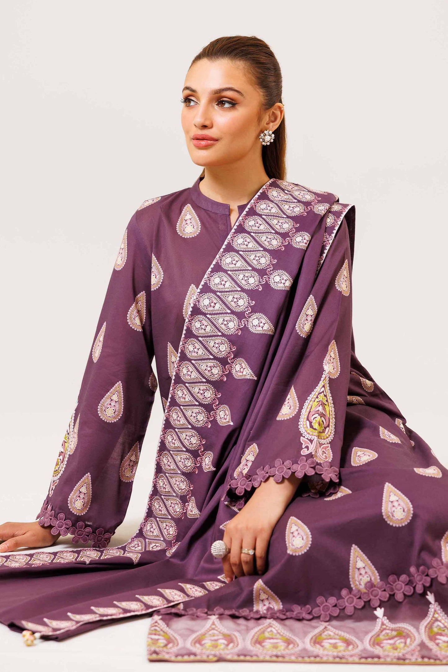 Nishat | Cross Season Edit | 42401986-1 L Plum Lawn