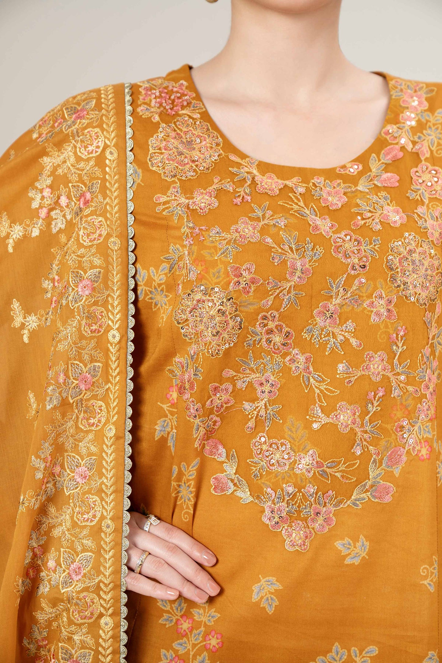 Nishat | Cross Season Edit | 42401991-1 M Mustard Lawn
