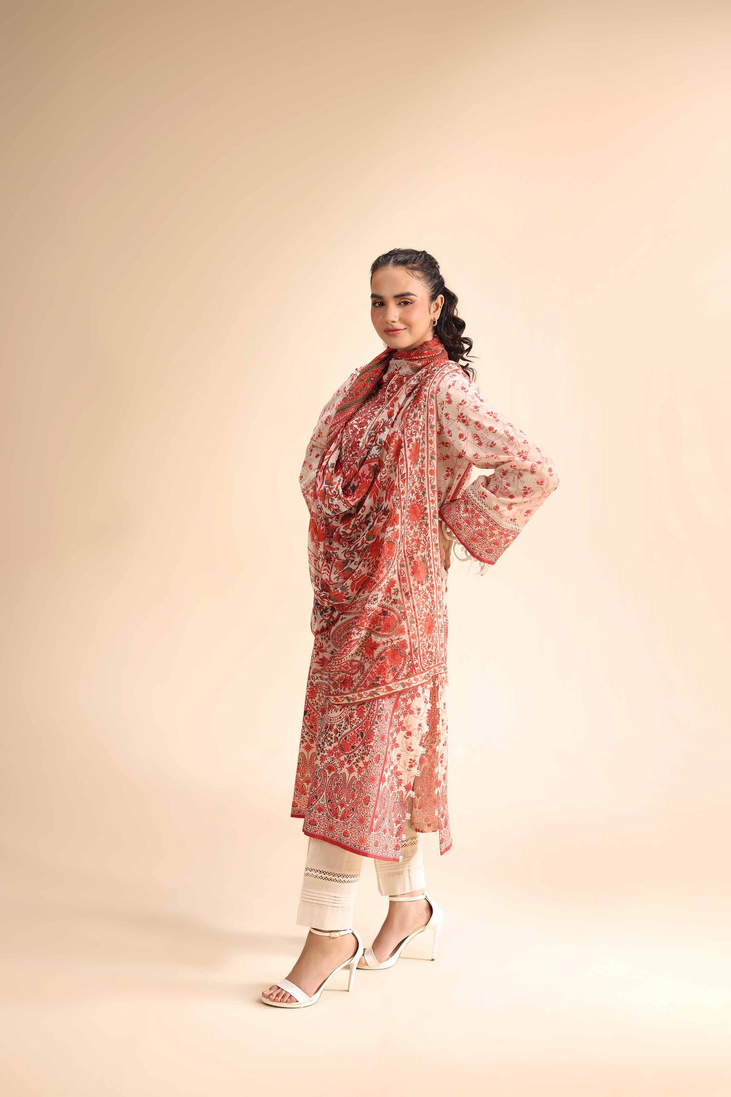 Nishat | Cross Season Edit | 42501053 XL Off White Cambric