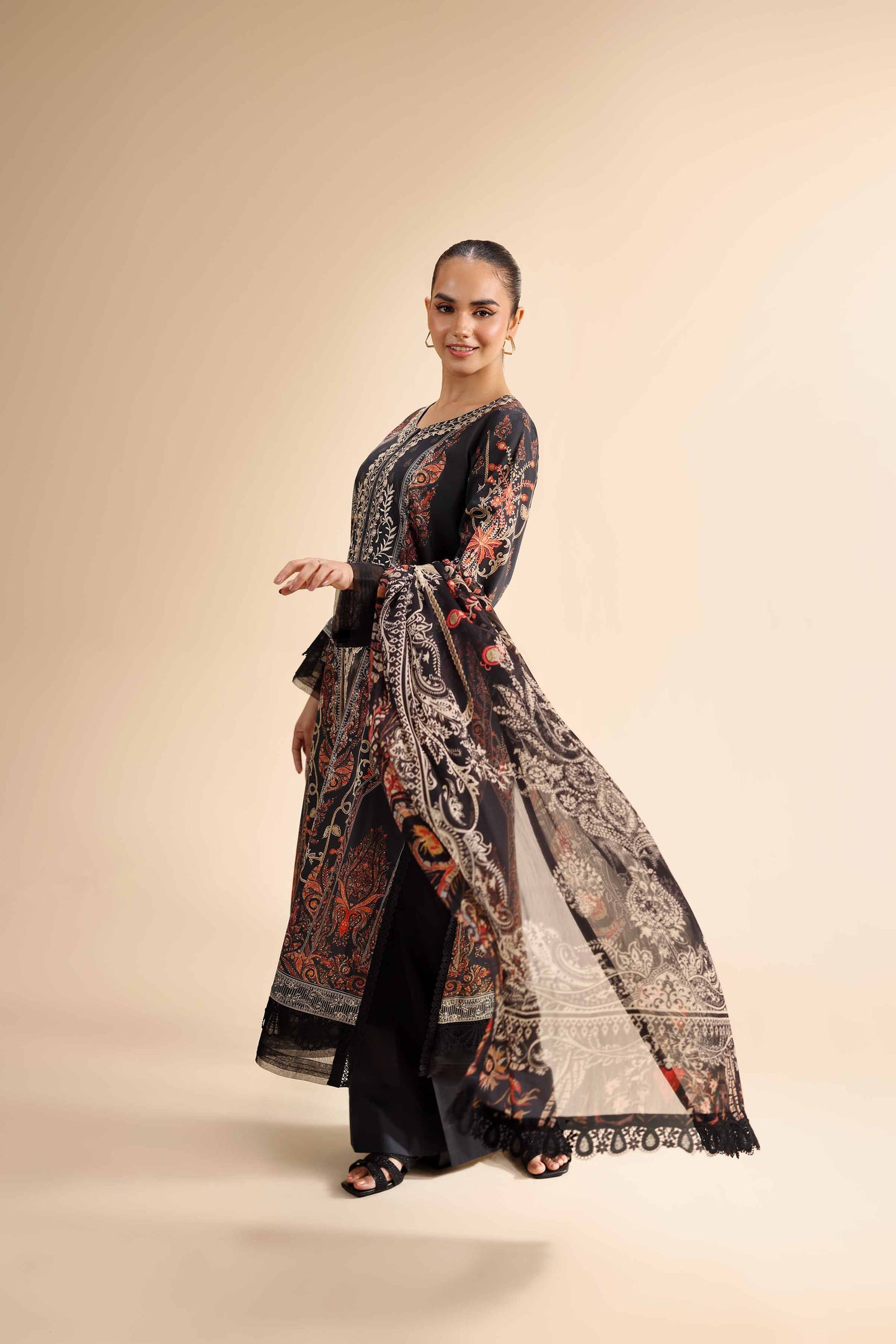 Nishat | Cross Season Edit | 42501054 XL Black Cambric