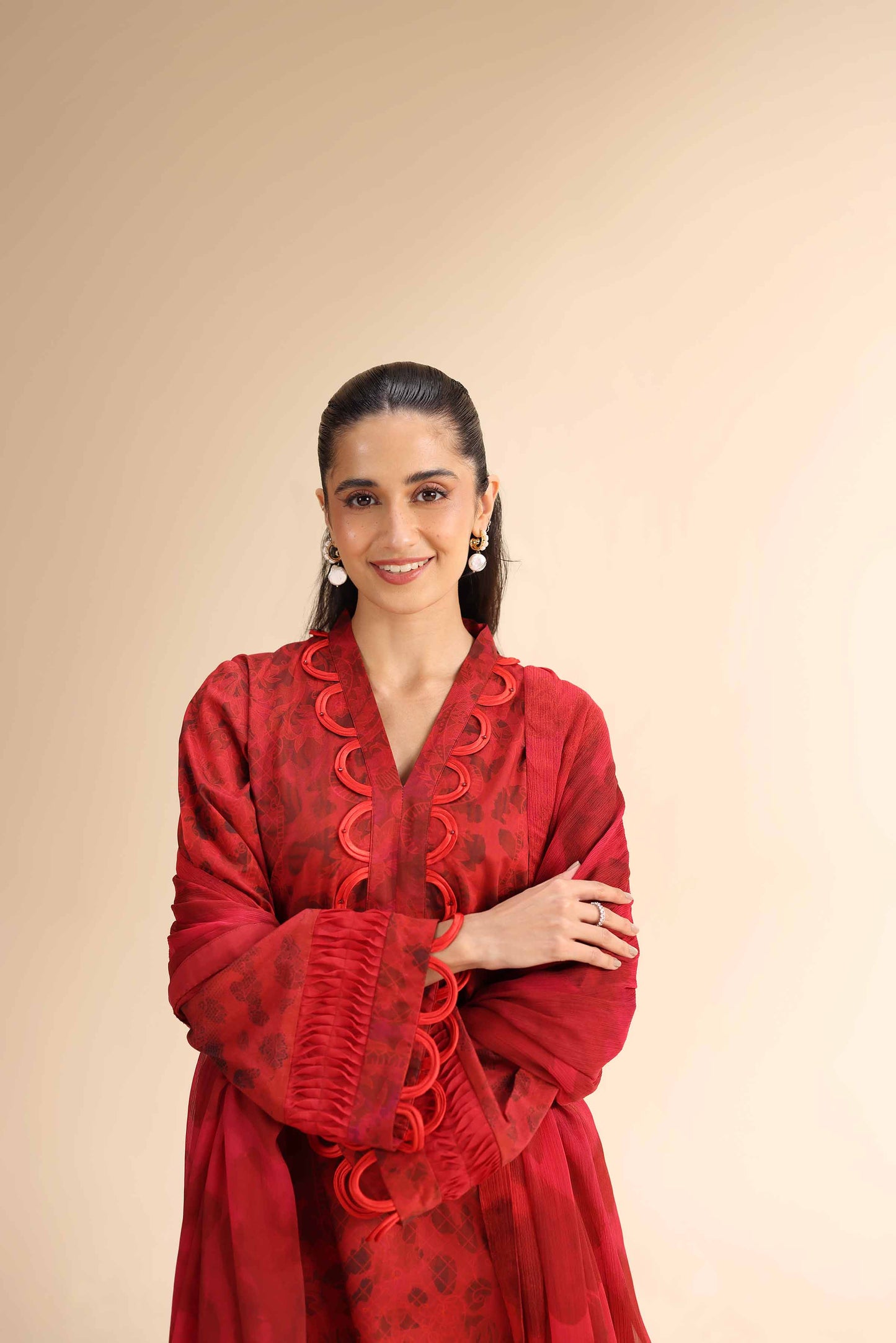 Nishat | Cross Season Edit | 42501055 M Red Cambric