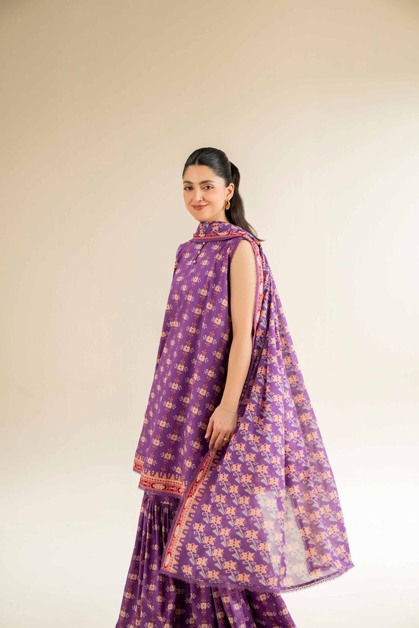Nishat | Cross Season Edit | 42501063 L Purple Cambric