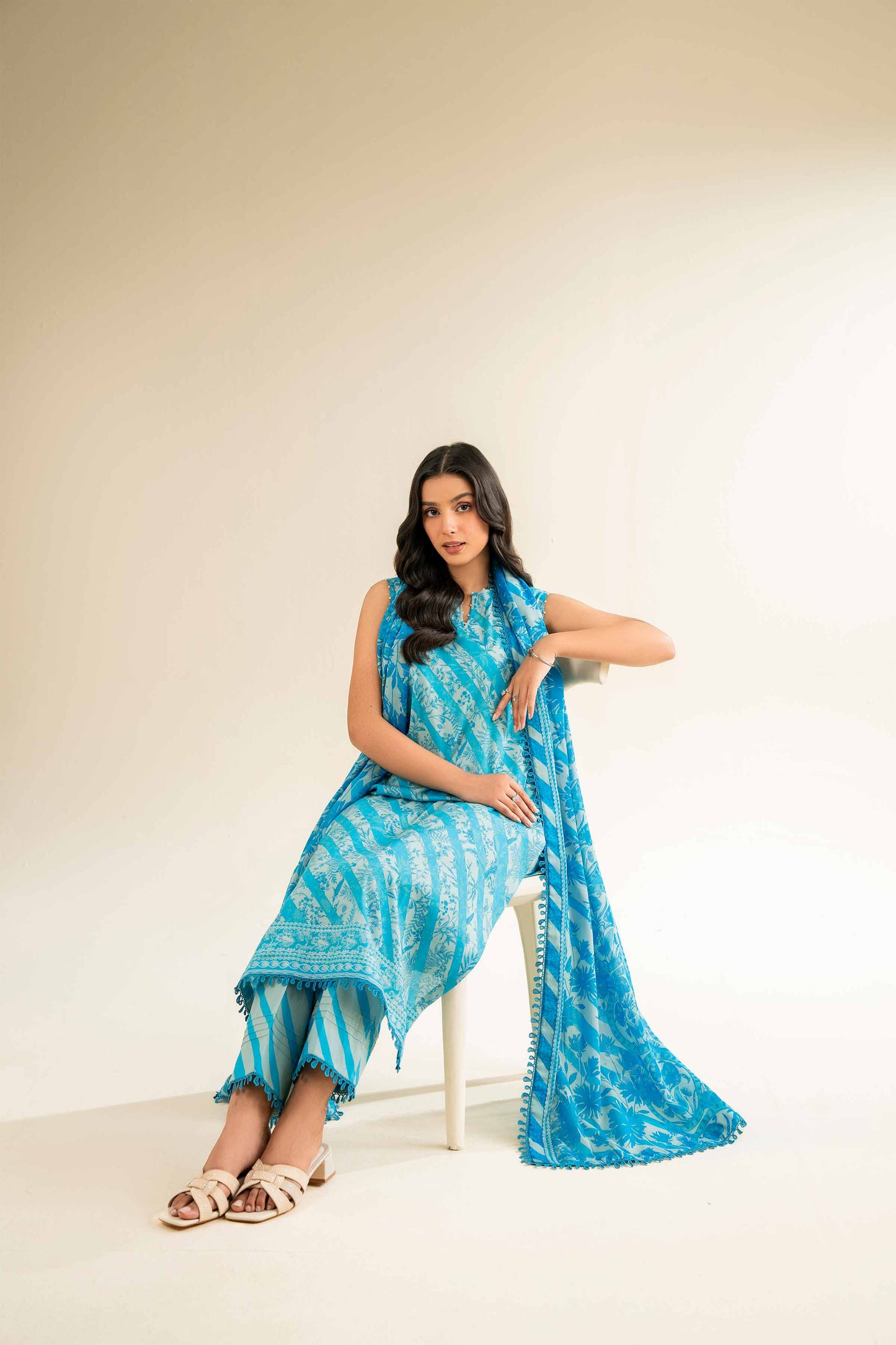 Nishat | Cross Season Edit | 42501068 XL Light Blue Cambric