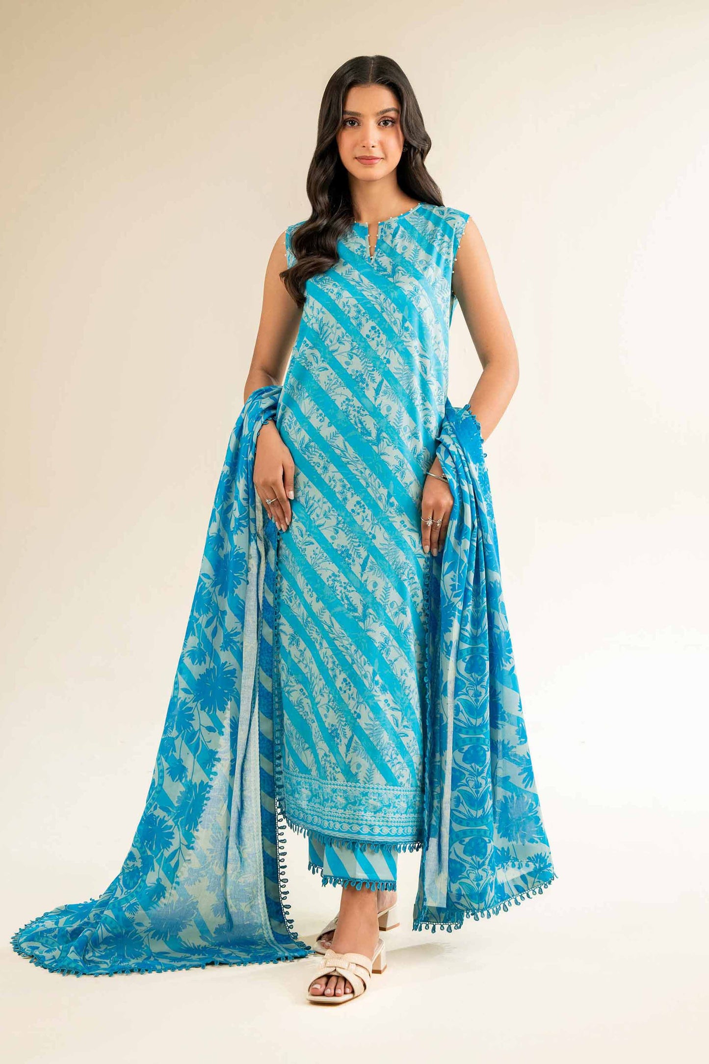 Nishat | Cross Season Edit | 42501068 XS Light Blue Cambric