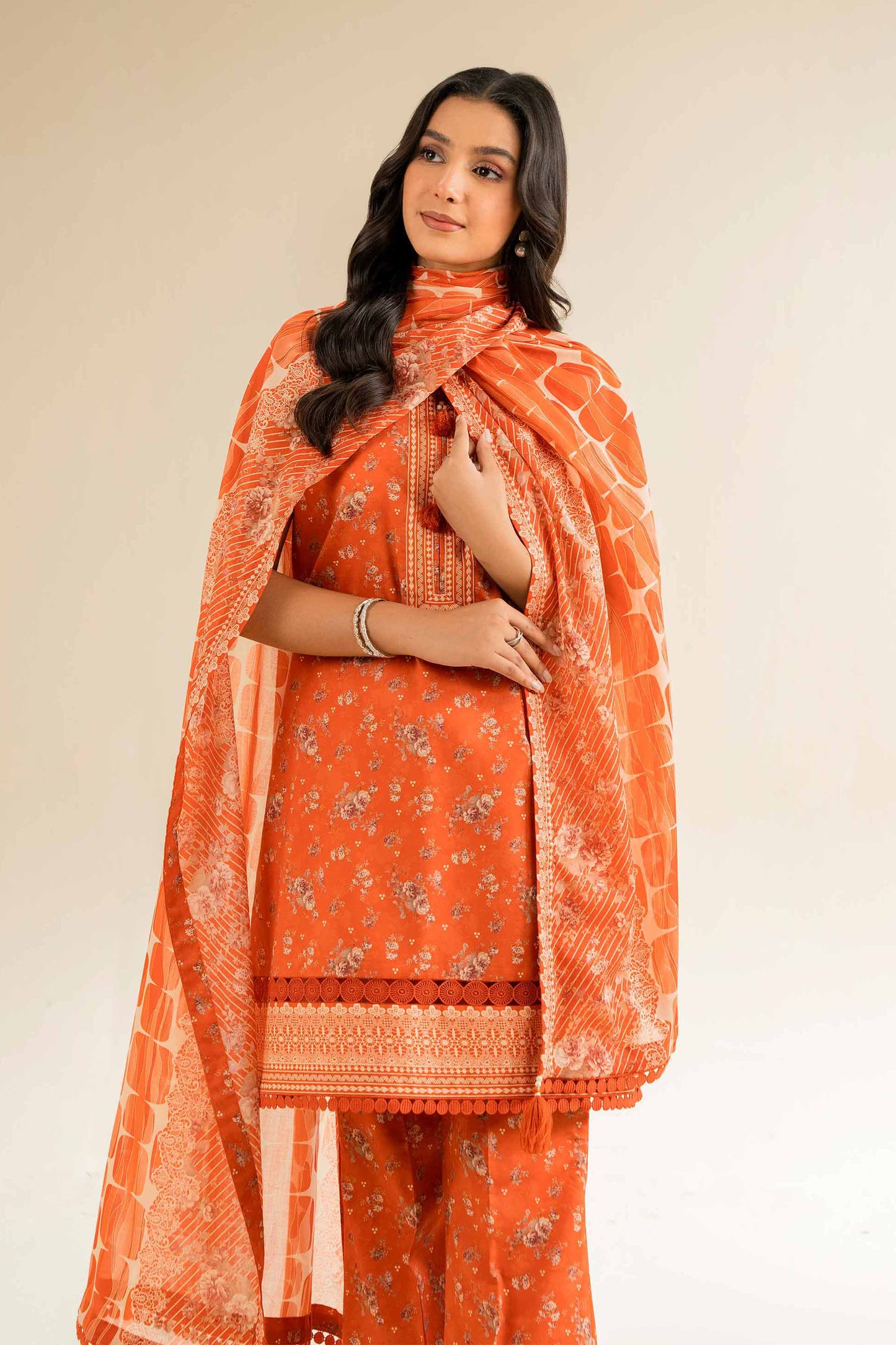 Nishat | Cross Season Edit | 42501069 XL Orange Cambric