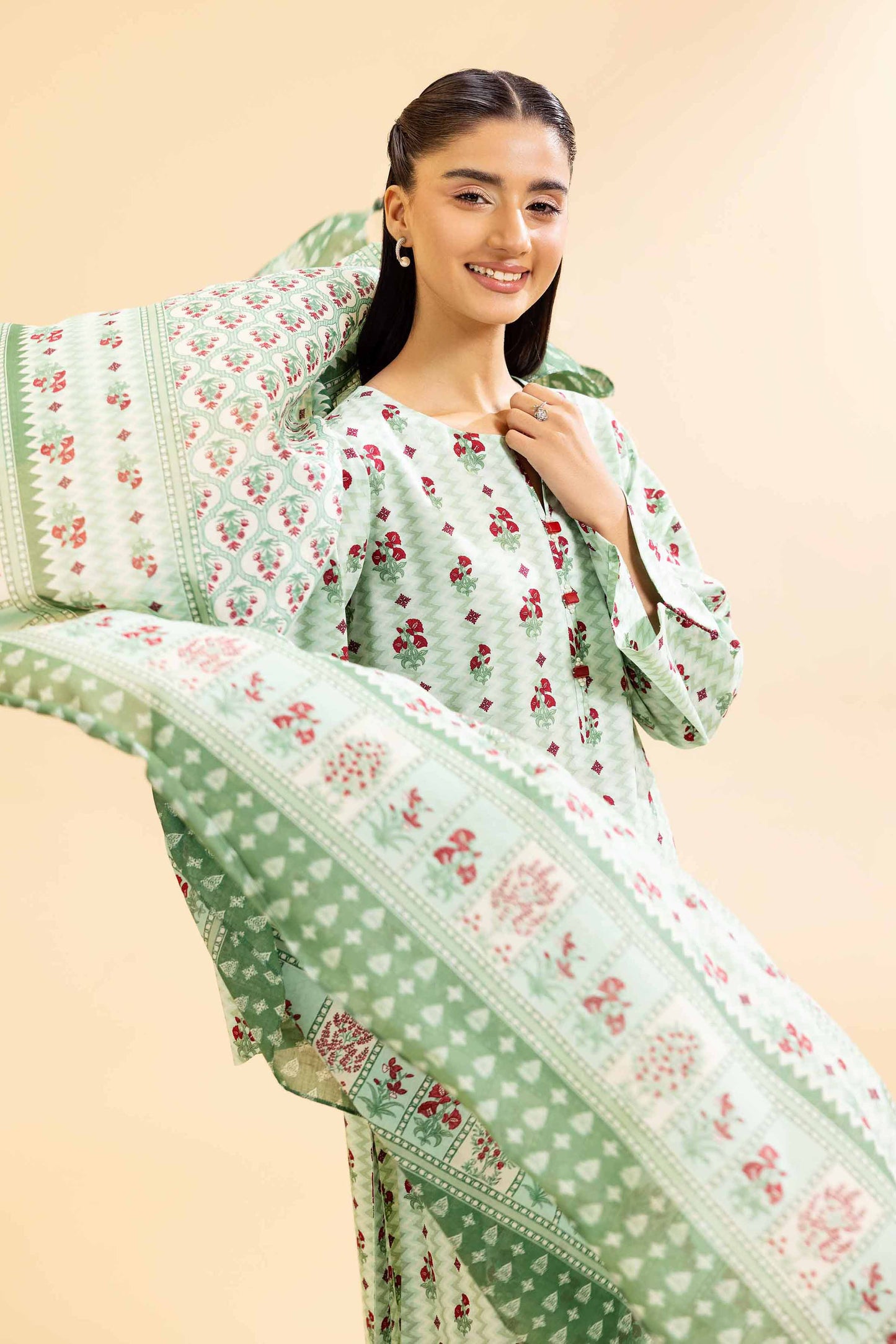Nishat | Cross Season Edit | 42501072 L Green Cambric