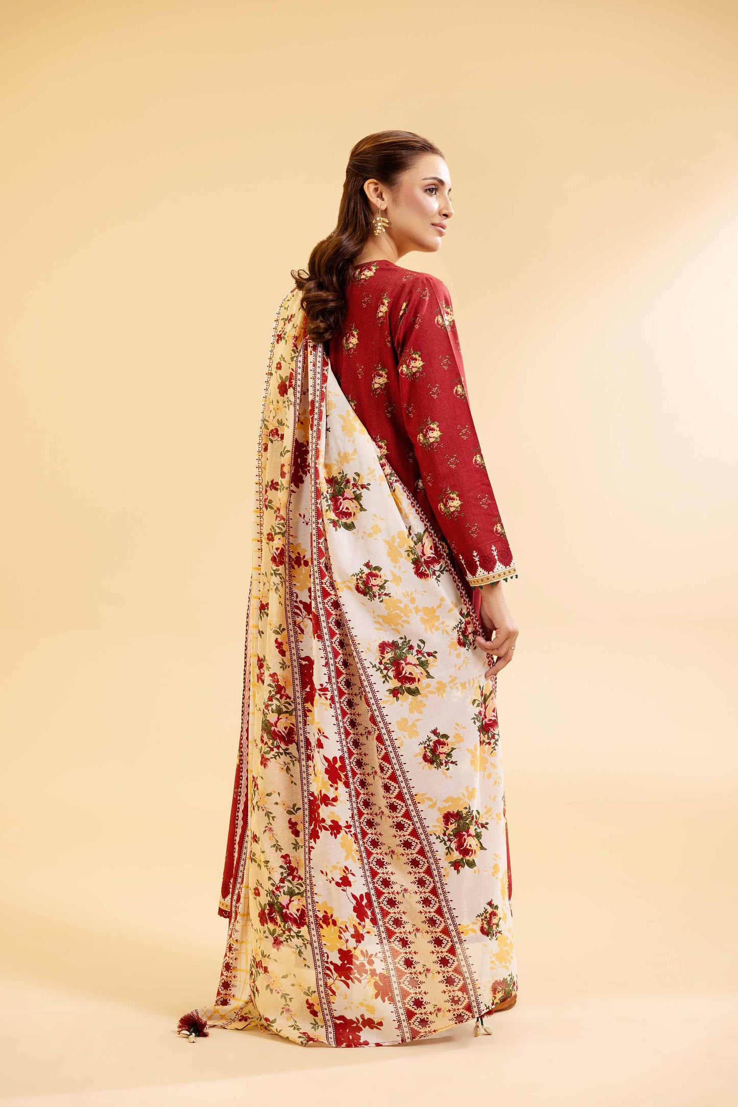 Nishat | Cross Season Edit | 42501073 S Red Cambric