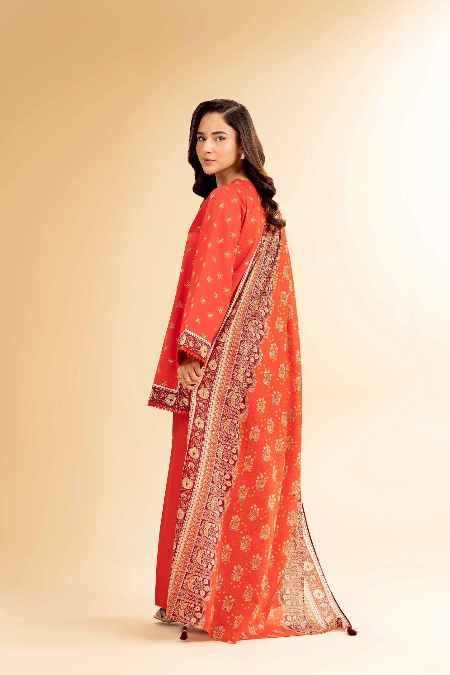 Nishat | Cross Season Edit | 42501076 S Orange Cambric