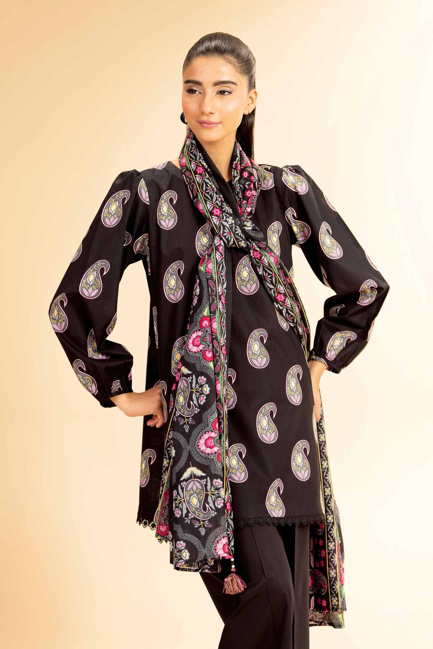 Nishat | Cross Season Edit | 42501077 M Black Cambric