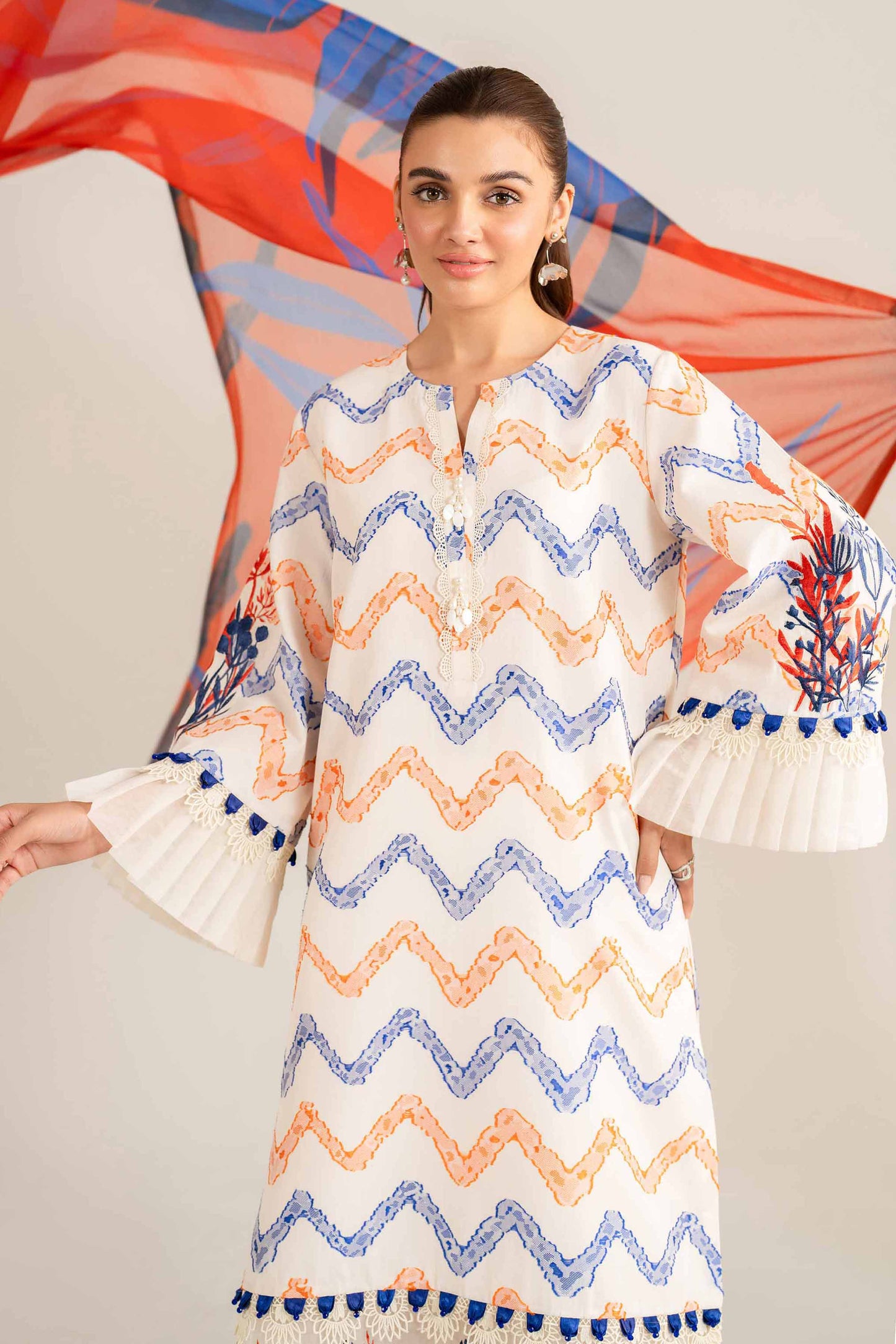 Nishat | Cross Season Edit | 42501093 L Off White Jacquard