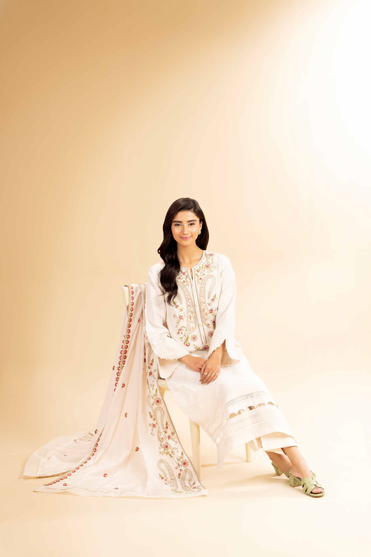 Nishat | Cross Season Edit | 42501096 XL Off White Cotton