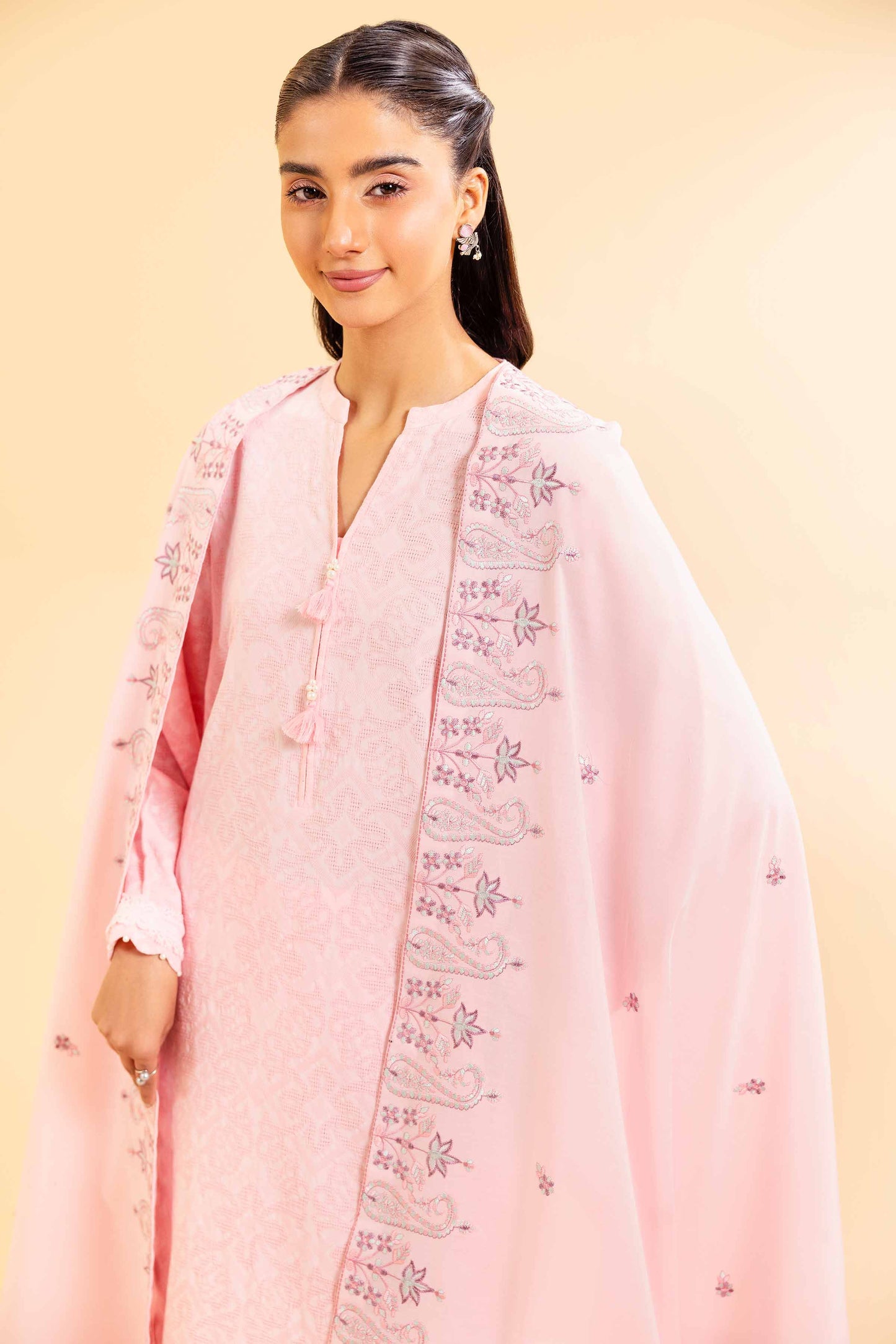 Nishat | Cross Season Edit | 42501105 L Pink Cotton