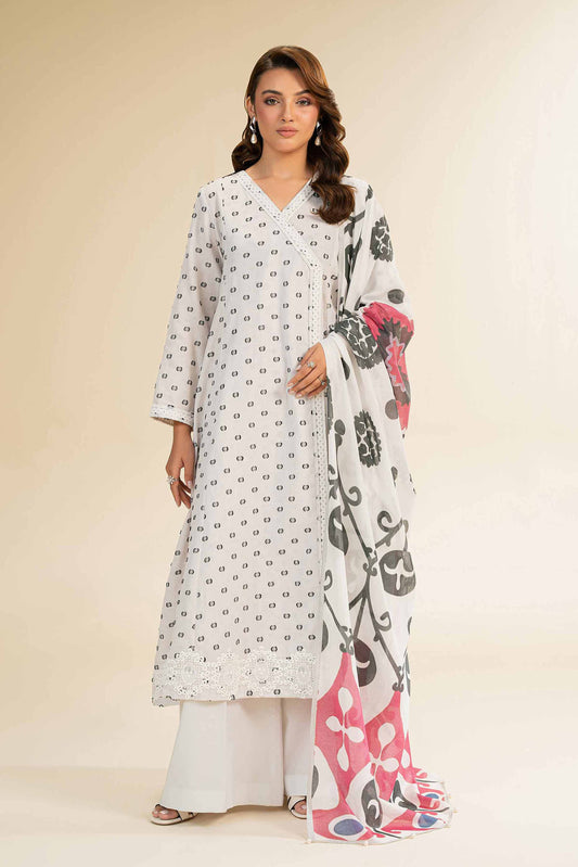 Nishat | Cross Season Edit | 42501113 XS Off White Jacquard