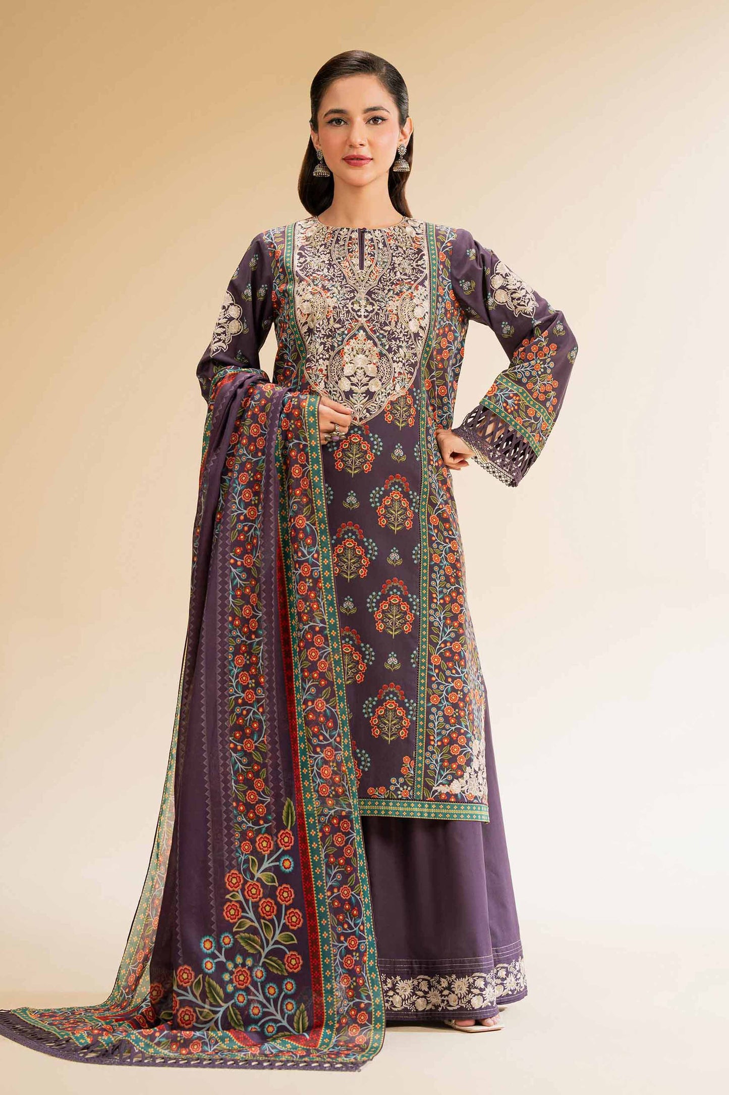 Nishat | Cross Season Edit | 42519172 XL Plum Cambric
