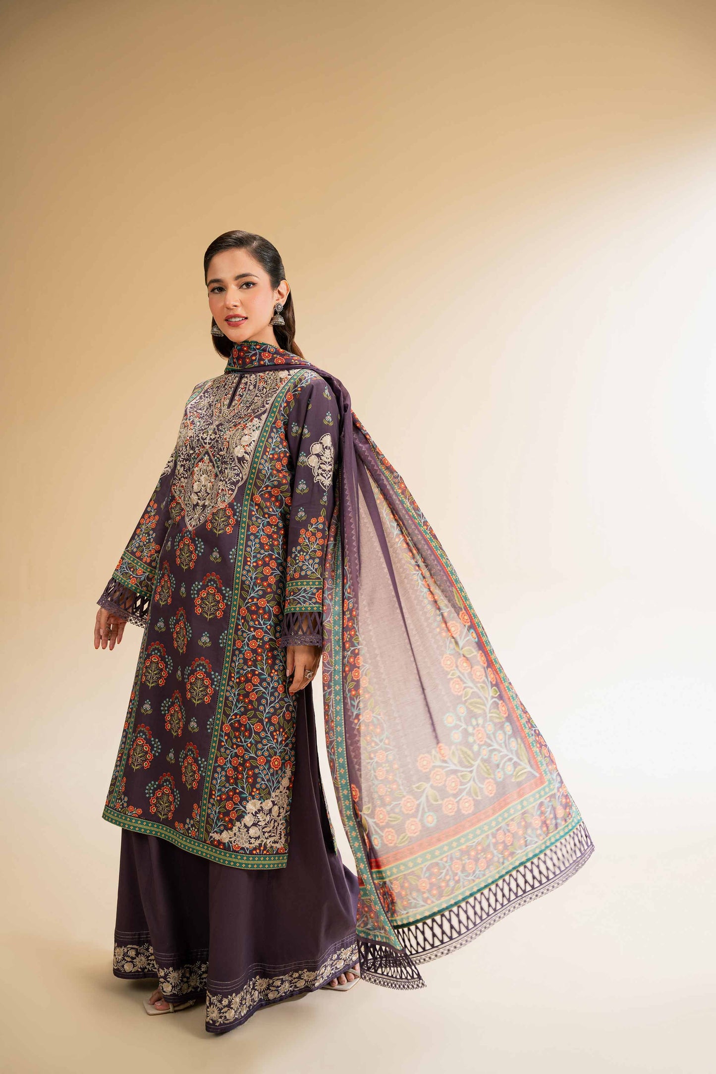 Nishat | Cross Season Edit | 42519172 L Plum Cambric