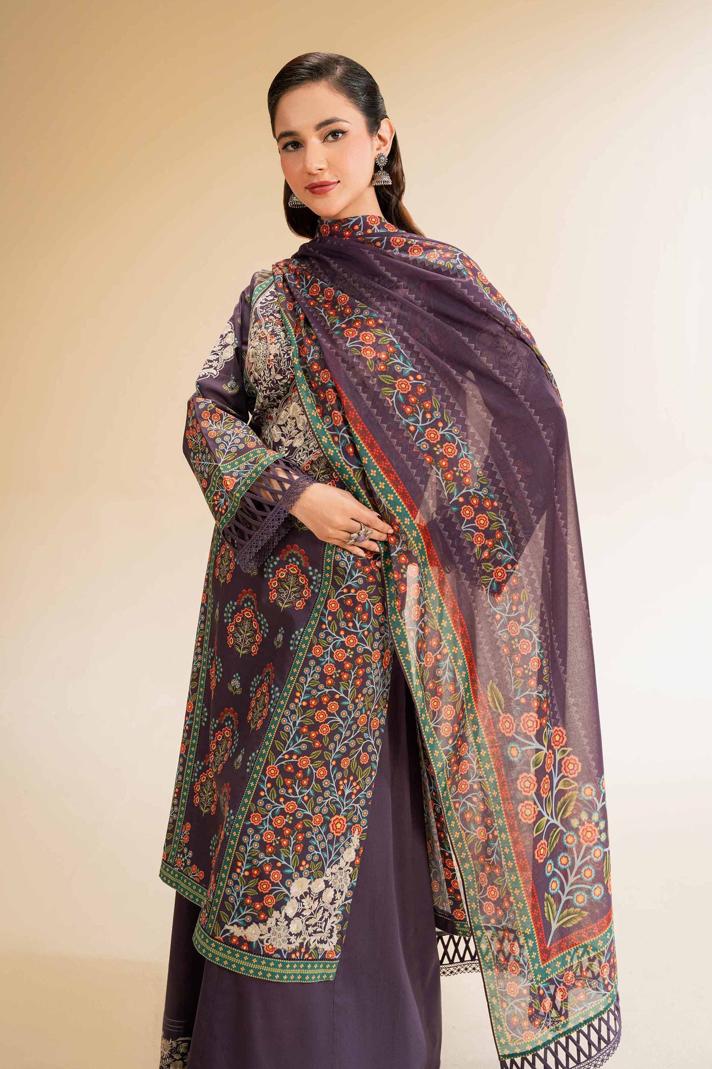 Nishat | Cross Season Edit | 42519172 M Plum Cambric