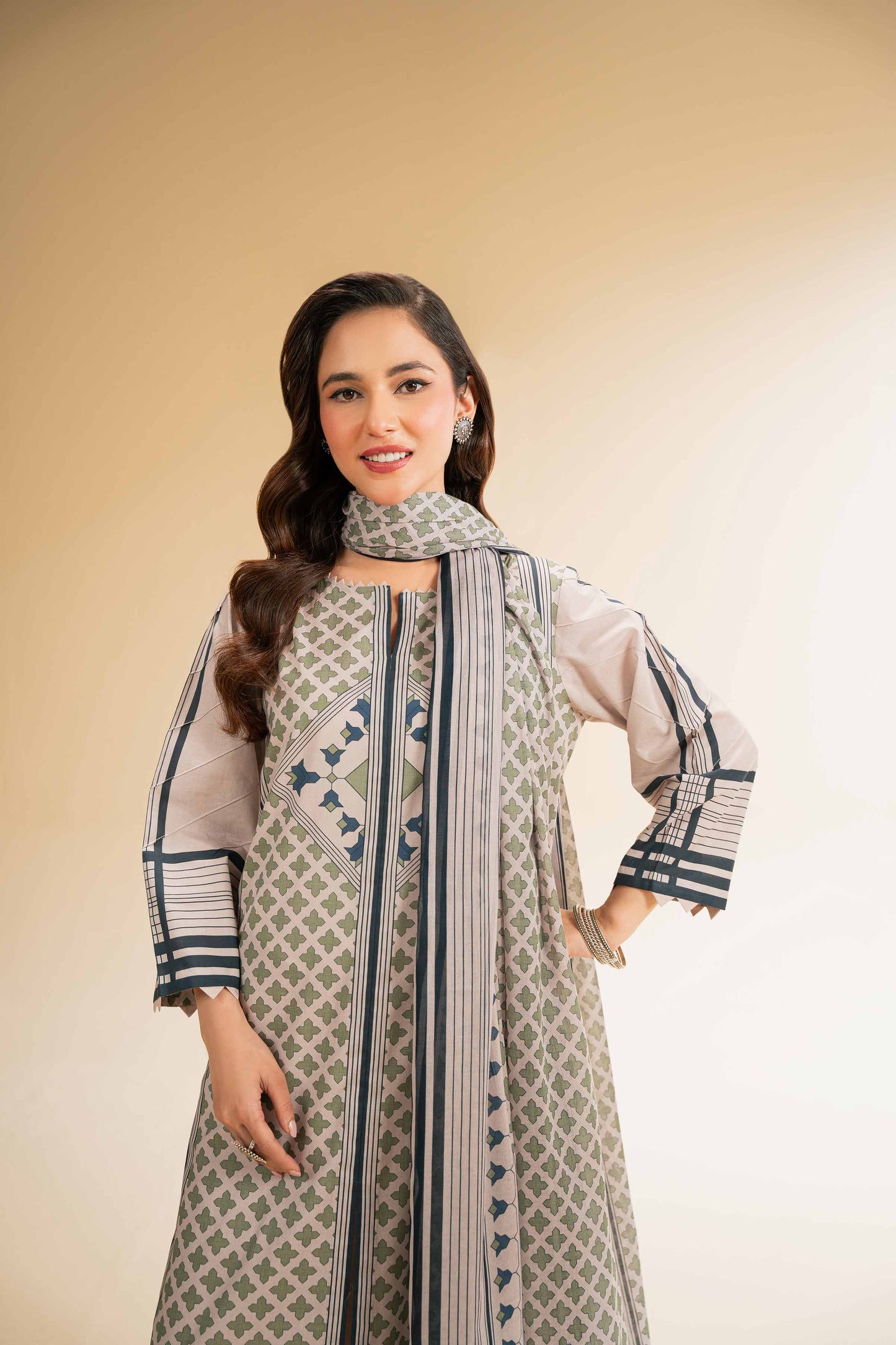 Nishat | Cross Season Edit | 42519173 M Beige Cambric