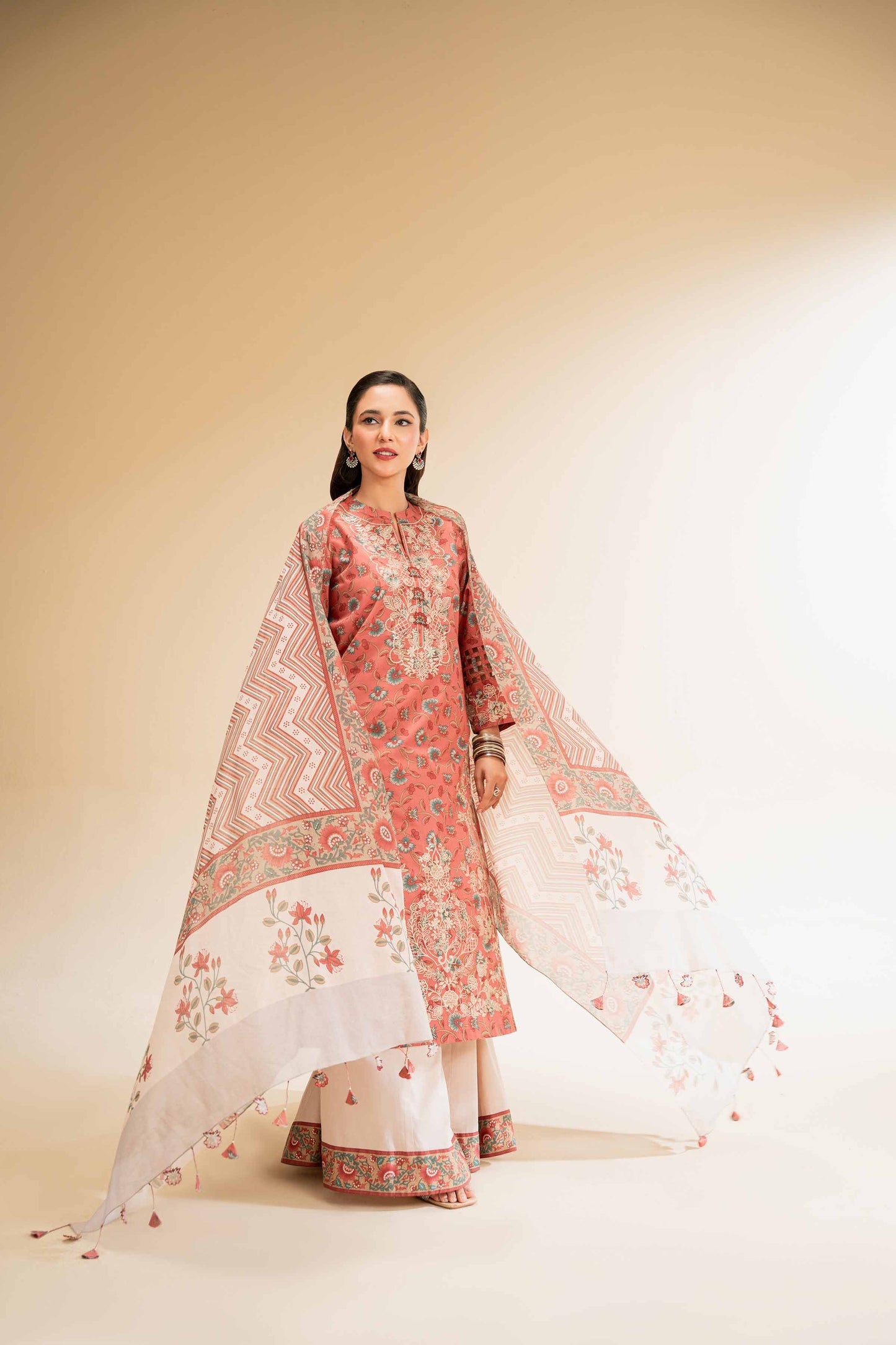 Nishat | Cross Season Edit | 42519174 XL Coral Cambric