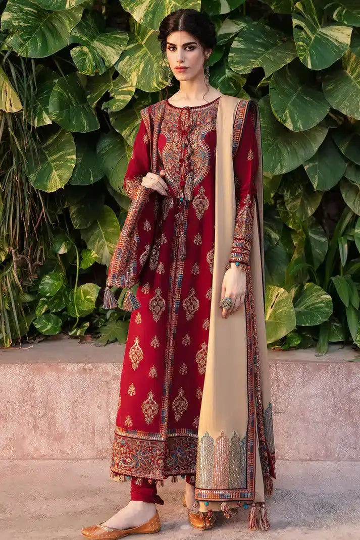 Jazmin | Dastaan Luxury Winter 23 | DW23-D1 - Pakistani Designer Dress - by Jazmin | Type: Luxury - 100% Original at Saira Sultan