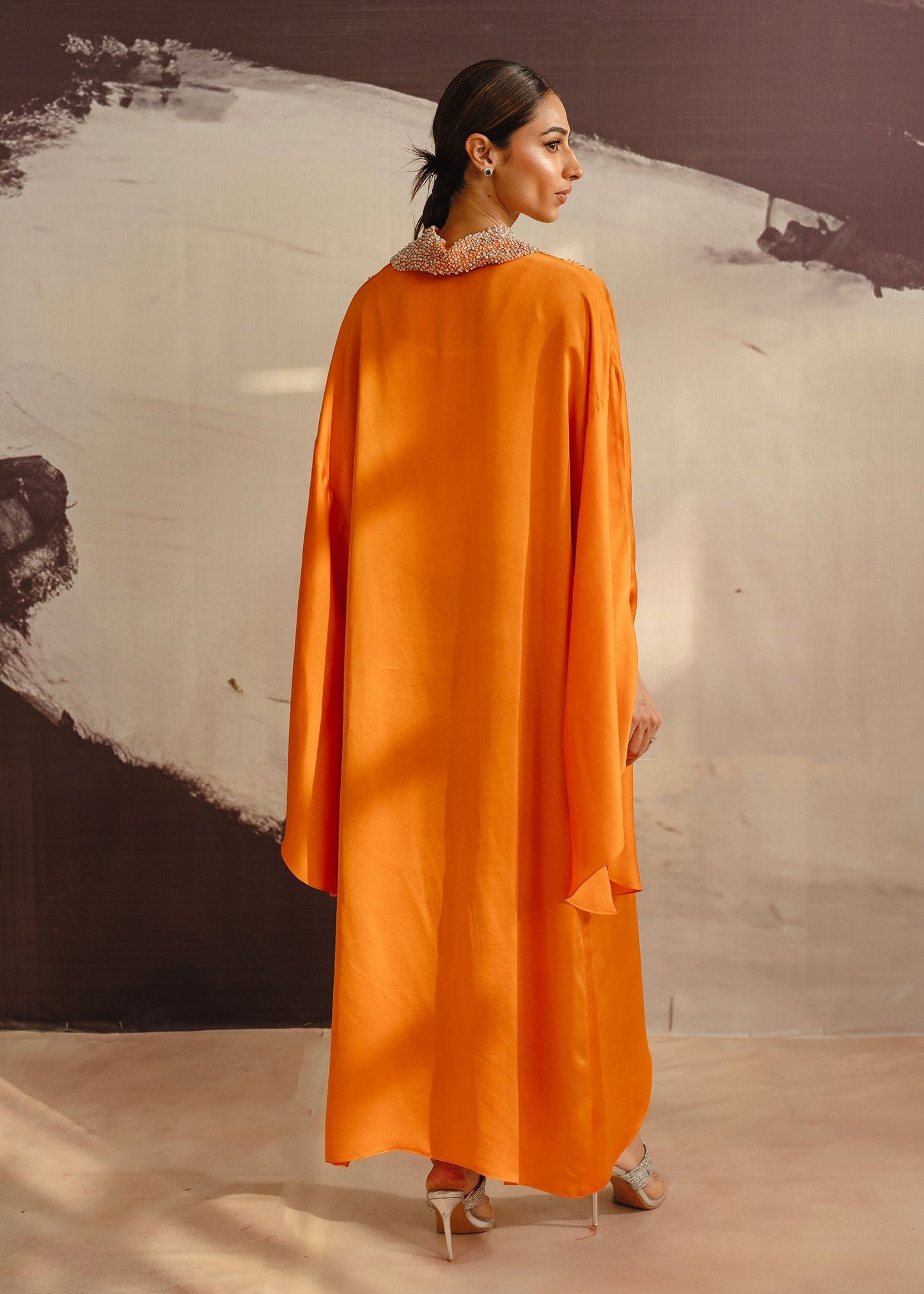 Mahgul | Eye of Cemal | Mandarin Glow S Orange Grip Silk