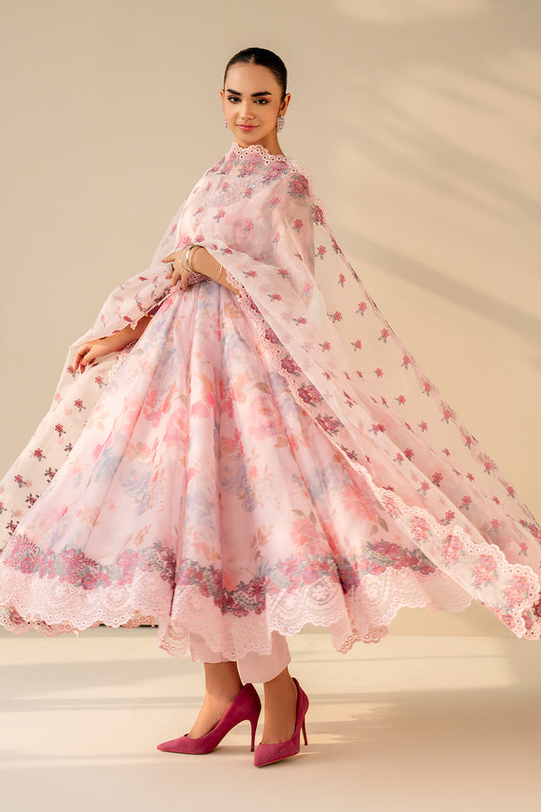 Baroque | Luxury Pret 25 | EMBROIDERED COTTON PATTI PR-1179 - Pakistani Designer Dress - by Baroque - Type : Ladies Clothes - 100% Original at Saira Sultan