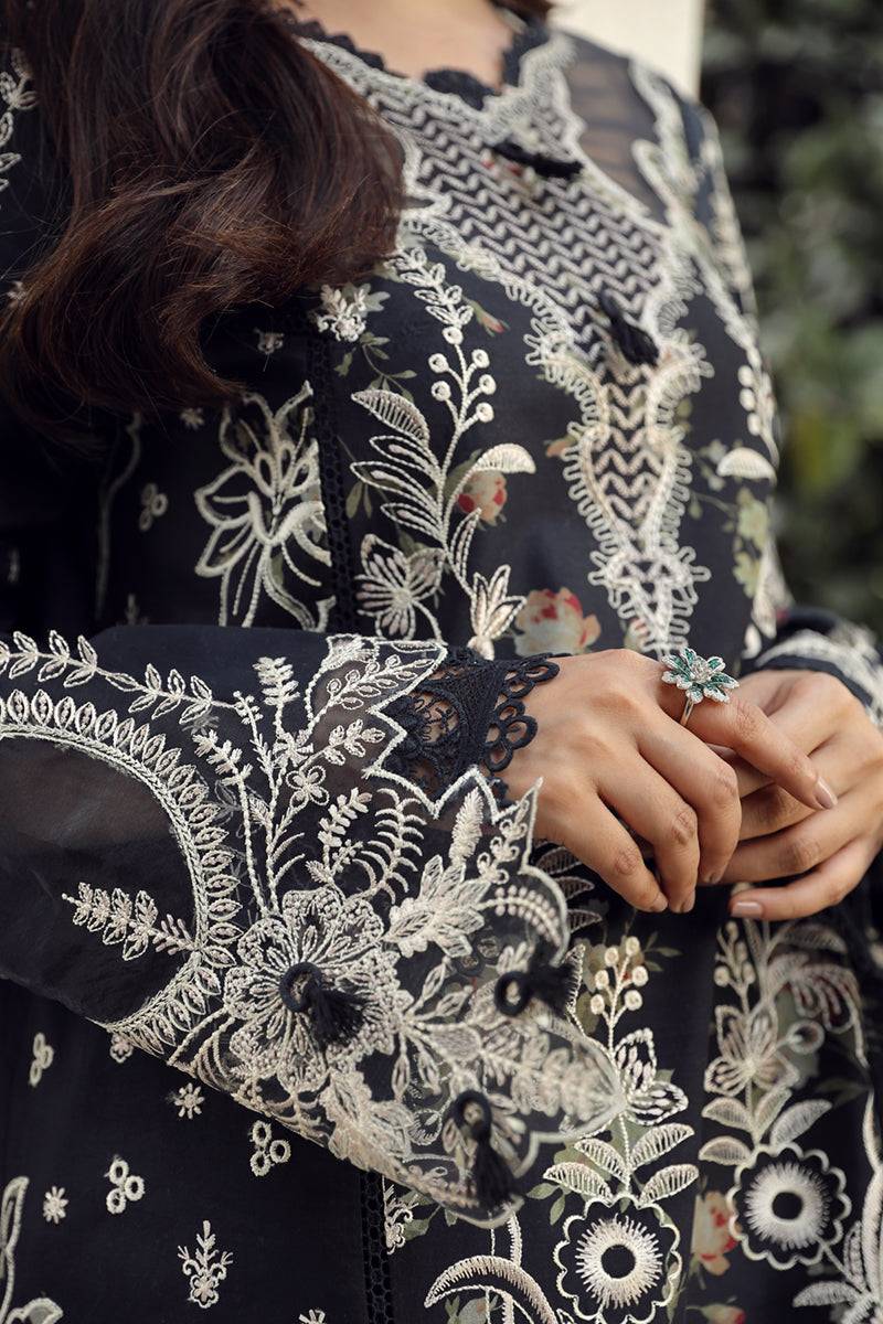 Qalamkar | Festive Lawn 2024 | PS-07 HAMNA - Pakistani Designer Dress - by Qalamkar | Type: Luxury - 100% Original at Saira Sultan