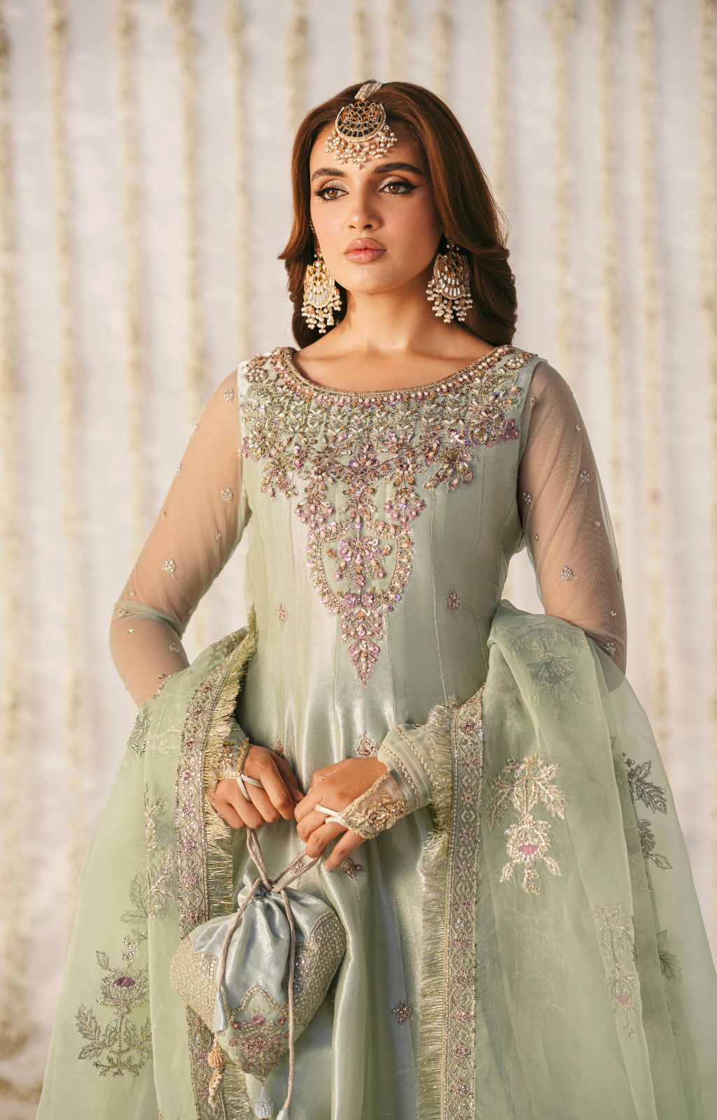 Inayat | Mehrma Luxury Pret 25 | Raqs - Pakistani Designer Dress - by Inayat - Type : Ladies Clothes - 100% Original at Saira Sultan