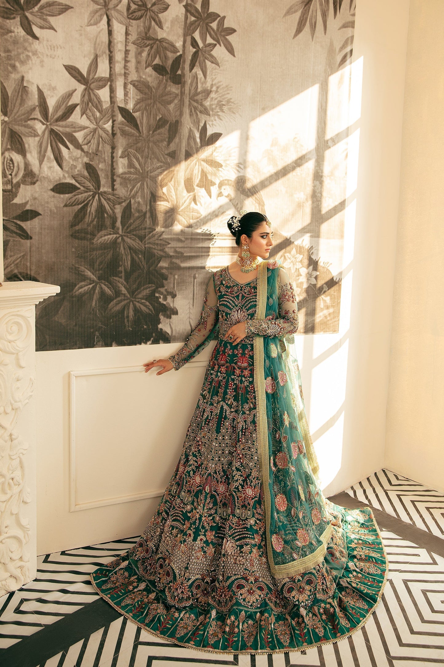 Ezra | Wedding Collection | Zeenat - Pakistani Designer Dress - by Ezra | Type: Bridal - 100% Original at Saira Sultan