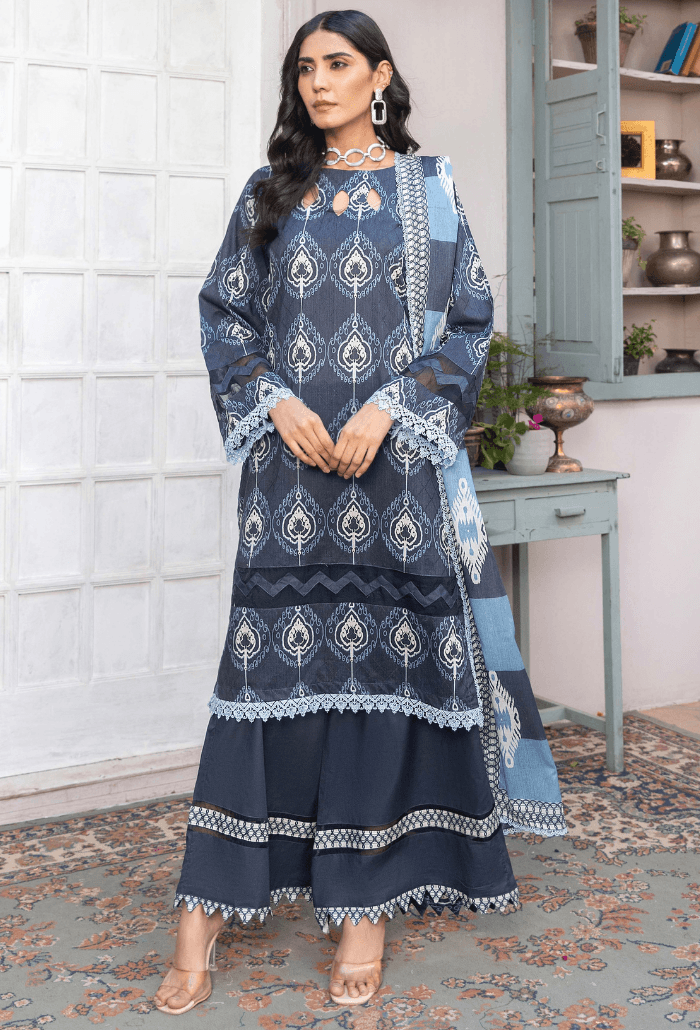 Humdum | Rang e Noor SS 24 | D01 - Pakistani Designer Dress - by HumDum | Type: Casuals - 100% Original at Saira Sultan