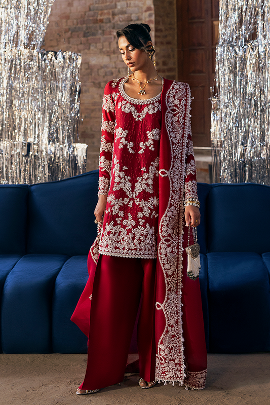 Suffuse | Silk Pret Summer 25 | SERI XS Red Raw Silk