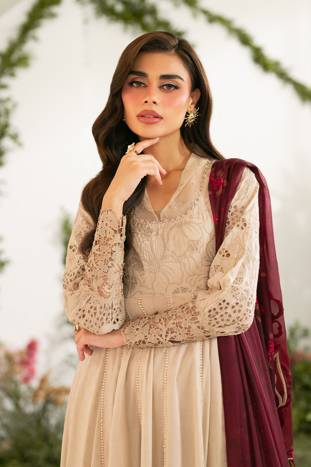 Iznik | Festive Edition | IFE-05 L Beige Lawn