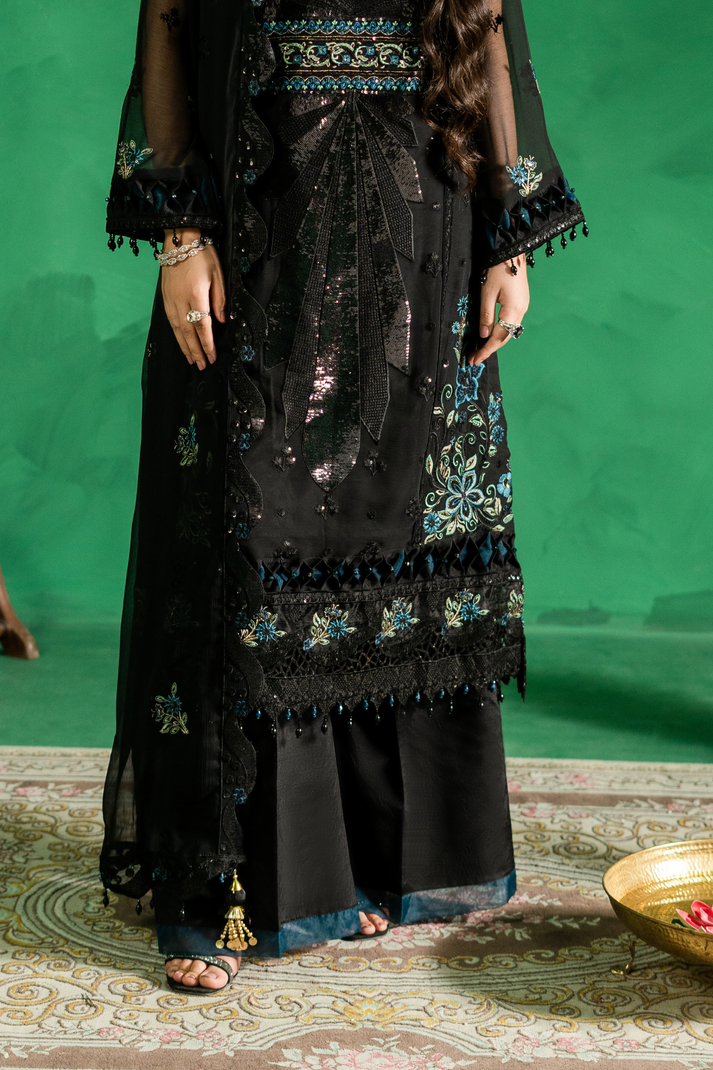 Zebtan | Farmaish Formals | FC-04 M Black Chiffon