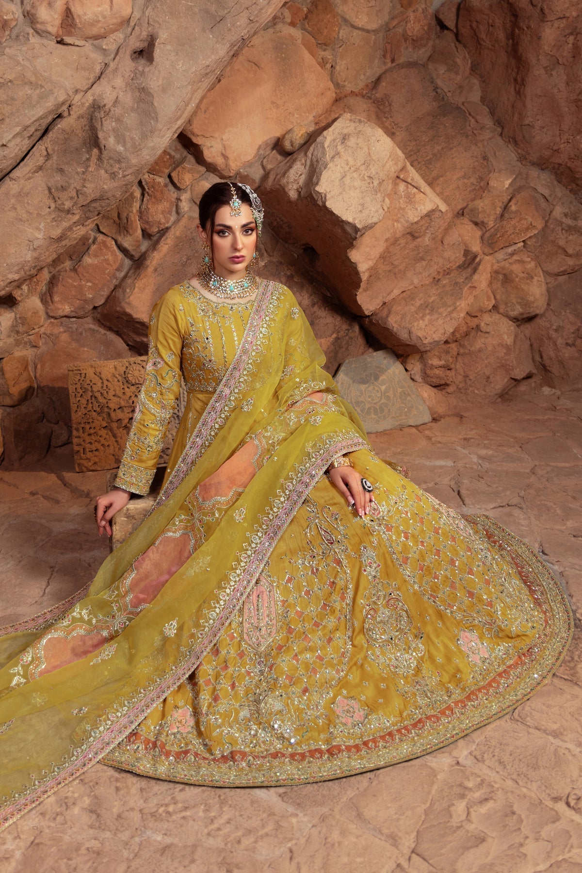 Naqshi | Samarkand Wedding Formals | Adeen - Pakistani Designer Dress - by Naqshi | Type: Bridal - 100% Original at Saira Sultan
