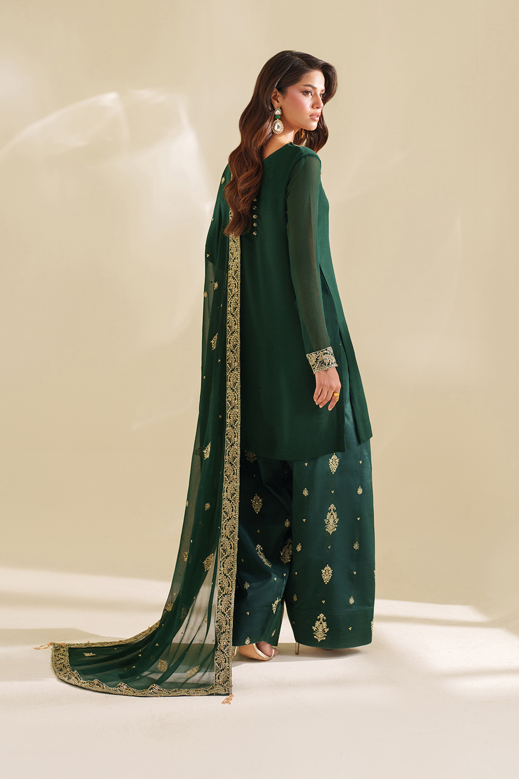 Iznik I Festive Formal I CC-75 Embroidered Chiffon - Pakistani Designer Dress - by Iznik - Type : Ladies Clothes - 100% Original at Saira Sultan