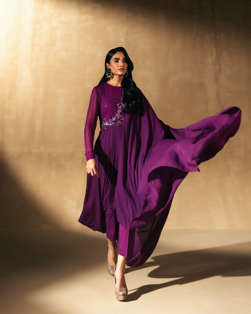 Vasal | Zyra Luxe Pret 26 | Divine drape - Pakistani Designer Dress - by Vasal - Type : Ladies Clothes - 100% Original at Saira Sultan