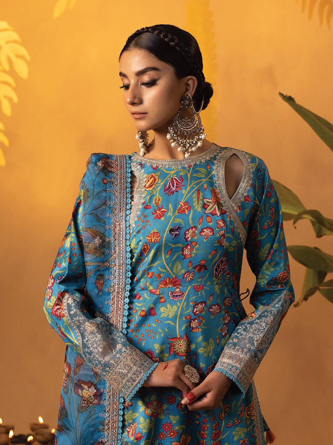 Faiza Faisal | Signature Pret Eid Edit | Oceane - Pakistani Designer Dress - by Faiza Faisal | Type: Luxury - 100% Original at Saira Sultan