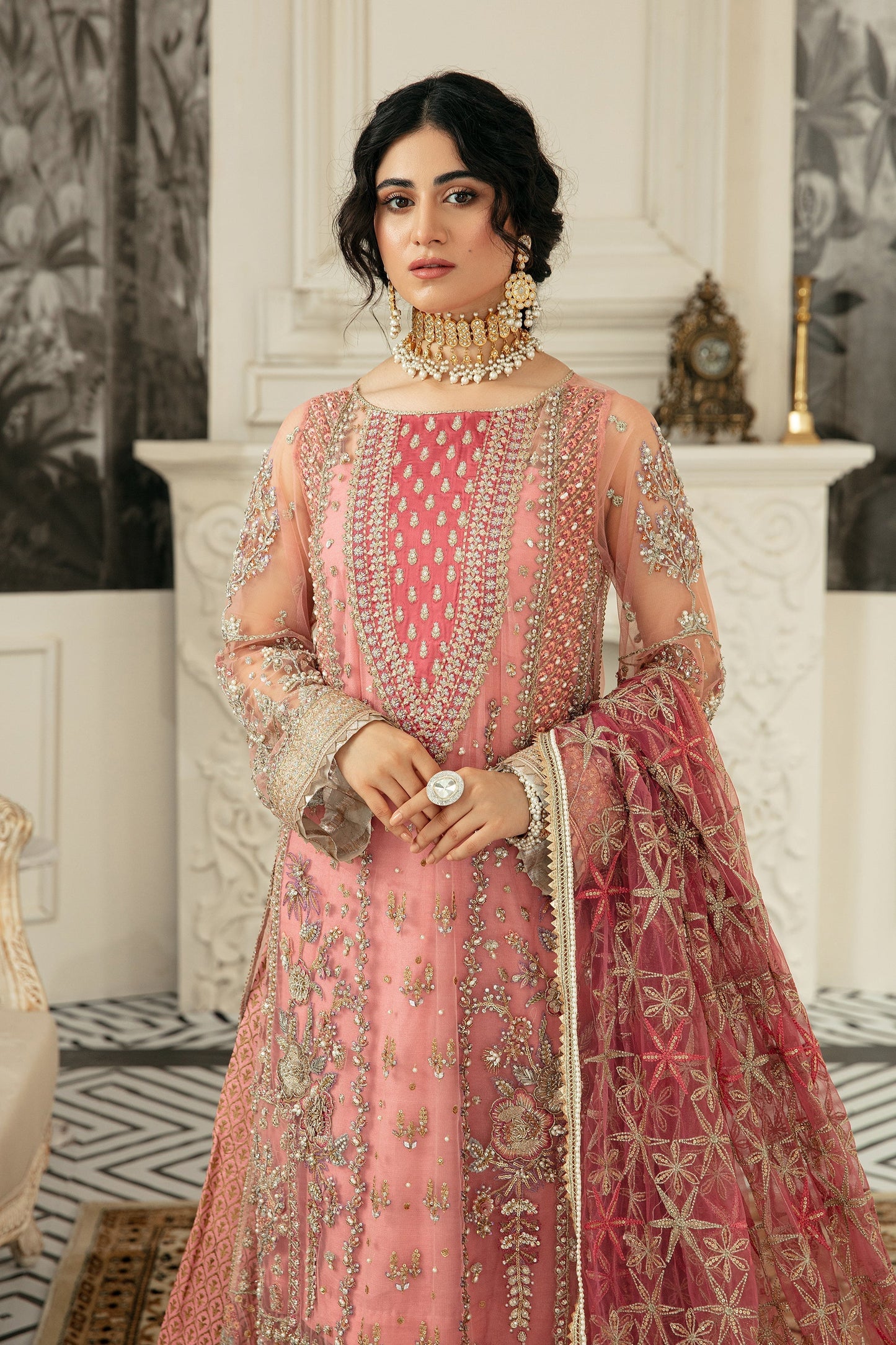 Ezra | Wedding Collection | Sahiba - Pakistani Designer Dress - by Ezra | Type: Bridal - 100% Original at Saira Sultan