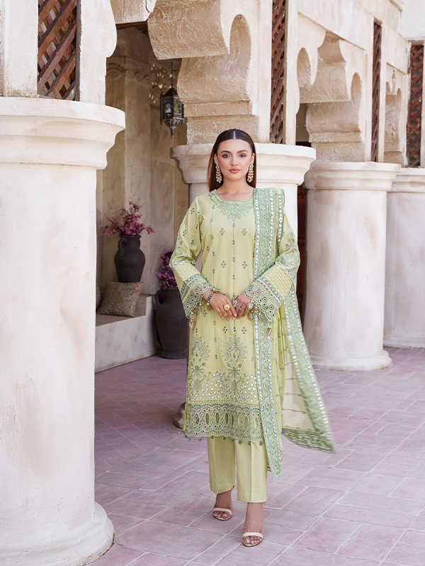 Zebtan | Zeenat Luxury Lawn Eid Collection | ZL 02 - Pakistani Designer Dress - by Zebtan | Type: Luxury - 100% Original at Saira Sultan