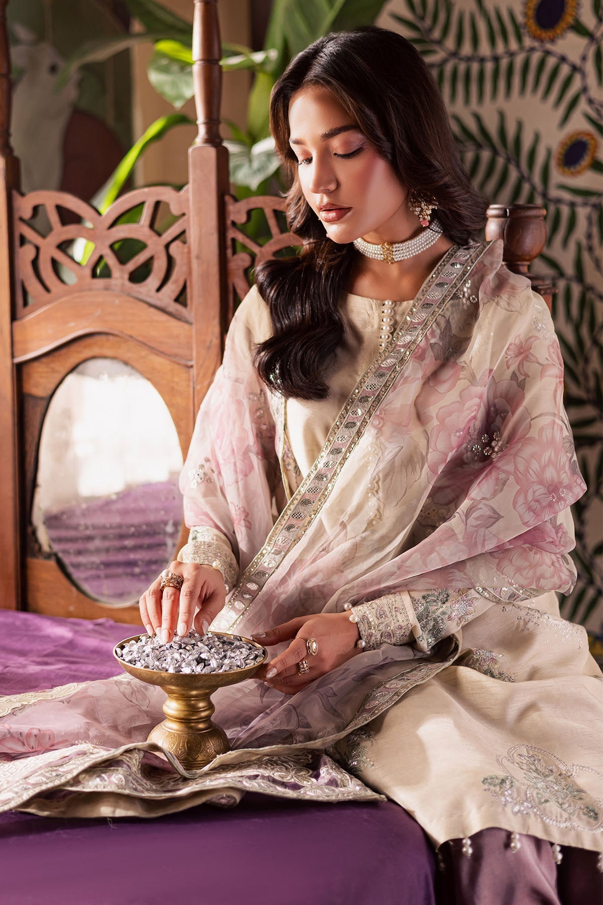 Nureh | Nur Mahal | NE-194 by Nureh - Designer Dress - Type : Ladies Clothes - Available at Saira Sultan - 100% Original