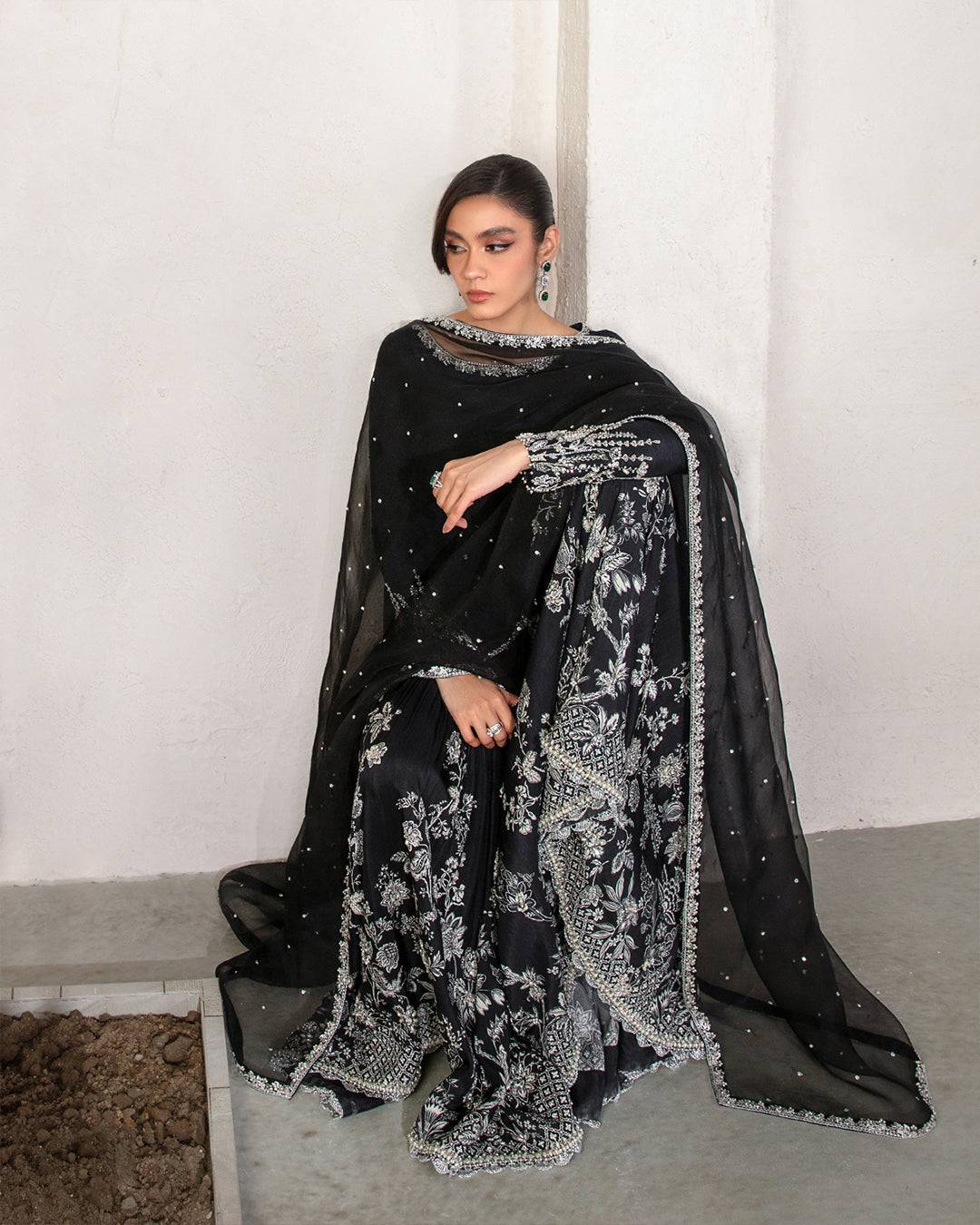 Faiza Saqlain | Lenora Luxury Pret | Ciar - Pakistani Designer Dress - by Faiza Saqlain | Type: Formal - 100% Original at Saira Sultan