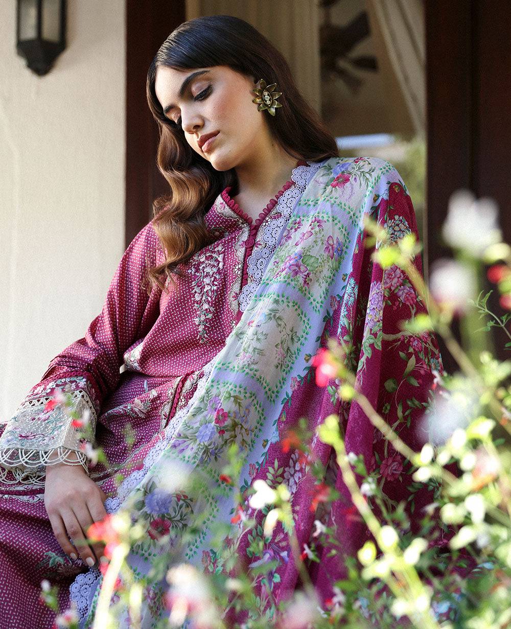 Republic Womenswear | Aylin Summer Lawn 24 | Fleur (D2-A) - Pakistani Designer Dress - by Republic Womenswear | Type: Luxury - 100% Original at Saira Sultan