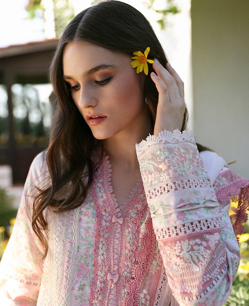 Republic Womenswear | Aylin Summer Lawn 24 | Rosa (D8-B) - Pakistani Designer Dress - by Republic Womenswear | Type: Luxury - 100% Original at Saira Sultan