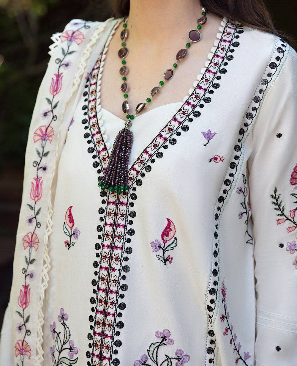 Republic Womenswear | Aylin Summer Lawn 24 | Muguet (D1-B) - Pakistani Designer Dress - by Republic Womenswear | Type: Luxury - 100% Original at Saira Sultan