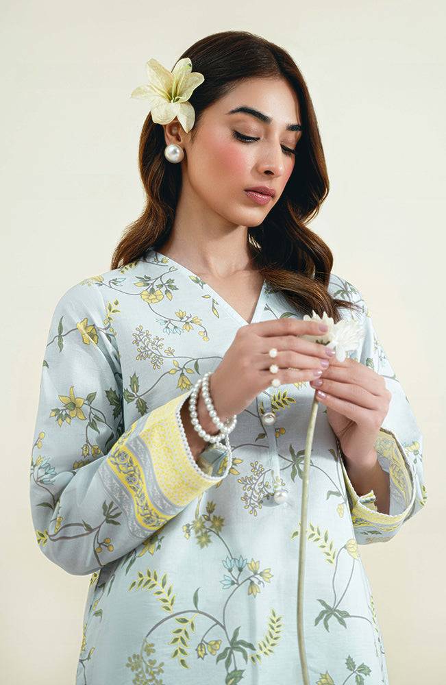 Seran | Daffodils Lawn 24 | Cleo - Pakistani Designer Dress - by Seran | Type: Casuals - 100% Original at Saira Sultan