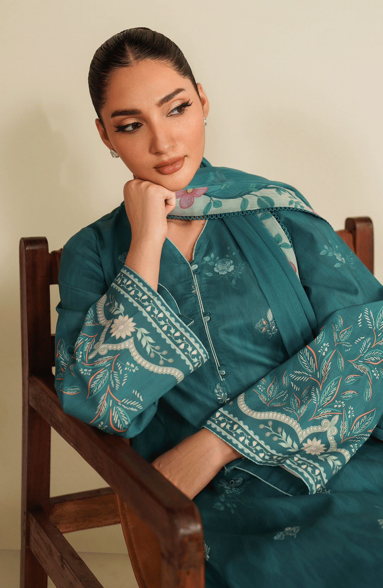 Seran | Ilara Cambric | CERINE - Pakistani Designer Dress - by Seran - Type : Ladies Clothes - 100% Original at Saira Sultan