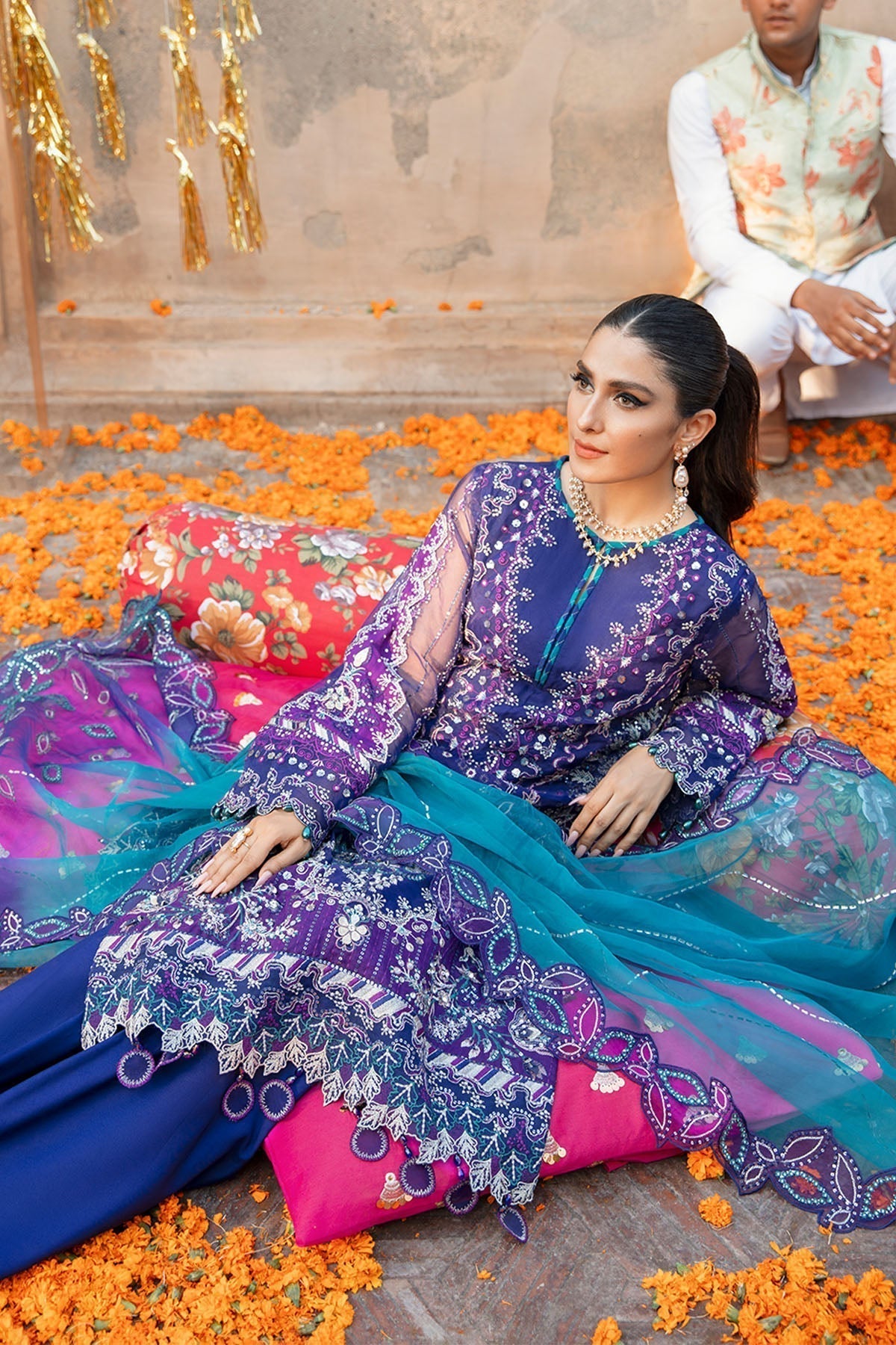 Nureh | Jhoomro Wedding Formals | Neelum - Pakistani Designer Dress - by Nureh | Type: Bridal - 100% Original at Saira Sultan