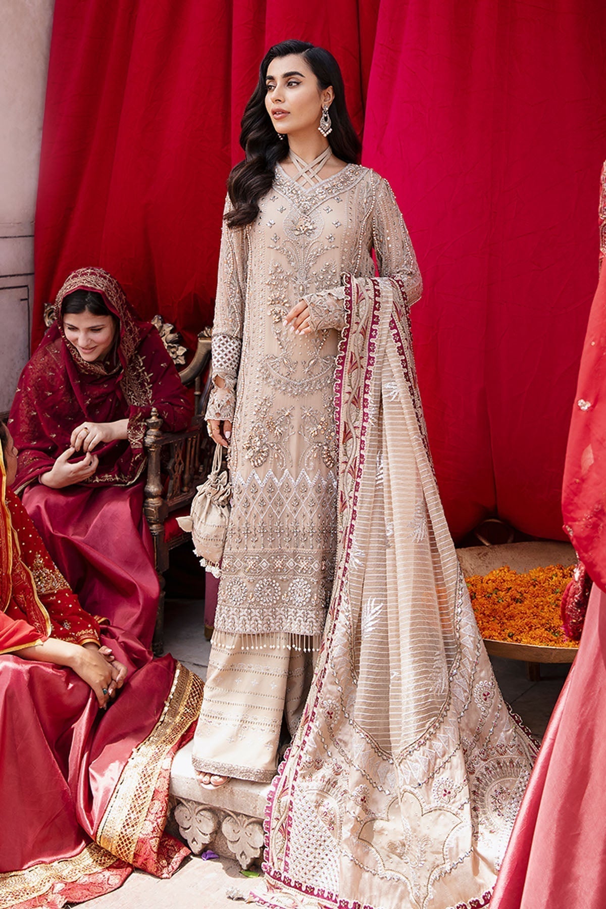 Nureh | Jhoomro Wedding Formals | Jaipur - Pakistani Designer Dress - by Nureh | Type: Bridal - 100% Original at Saira Sultan