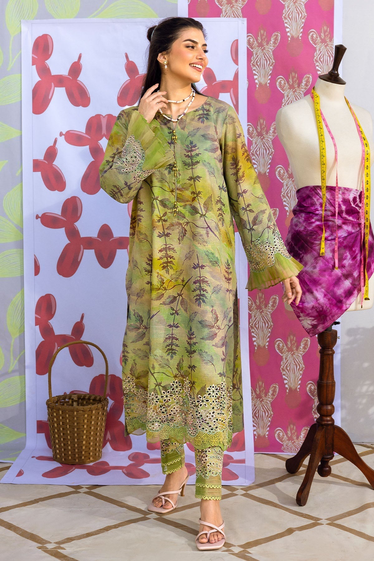 Nureh | Ballerina Winter 25 | NU2-123 by Nureh - Designer Dress - Type : Ladies Clothes - Available at Saira Sultan - 100% Original