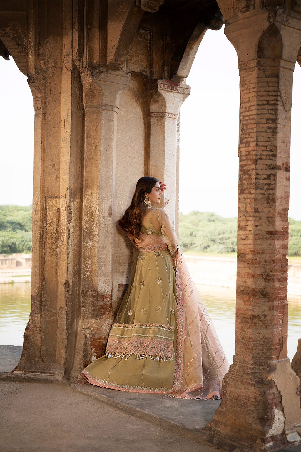 AJR Couture | Luxury Formals 24 | Zyva S Coral Gold Net